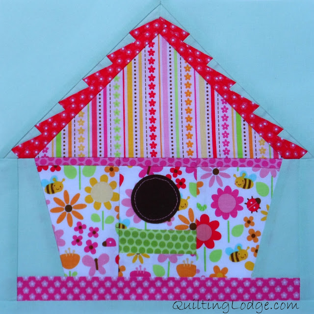 Free Quilt Pattern Little Bird House Block I Sew Free