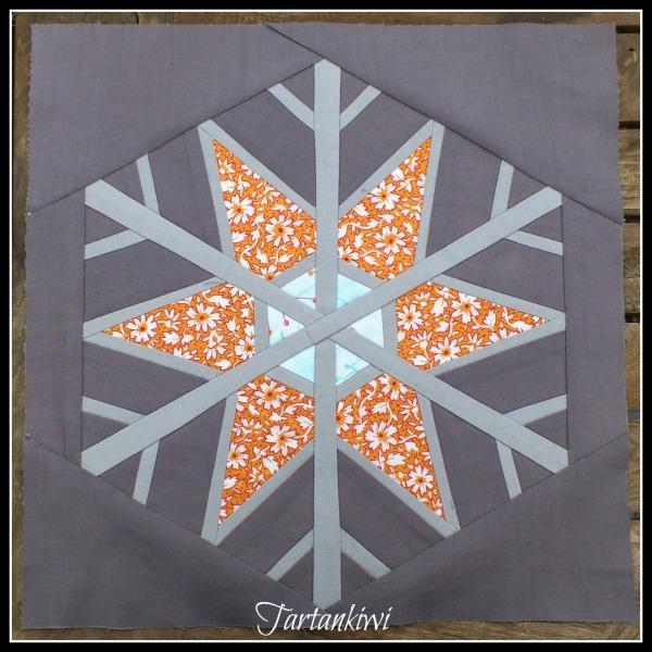 Free Quilt Pattern Snowflake 12 Inch Paper Pieced I Sew Free