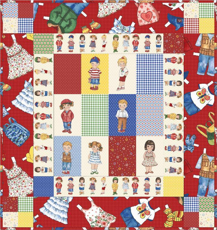 Free Quilt Pattern Today s Paper Dolls I Sew Free