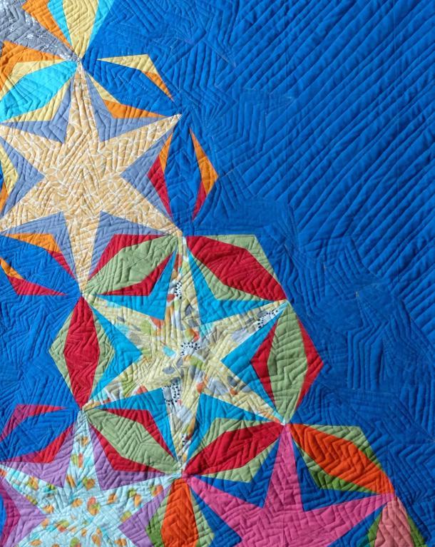 Free Quilt Pattern Simple Star Hexagon Block I Sew Free