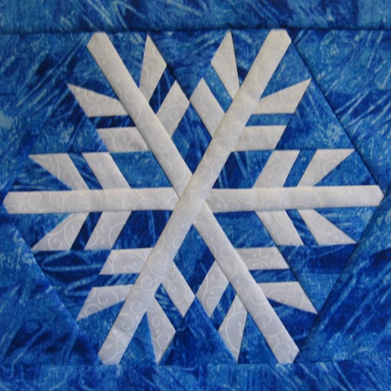 Free Quilt Pattern Snowflake 4 I Sew Free