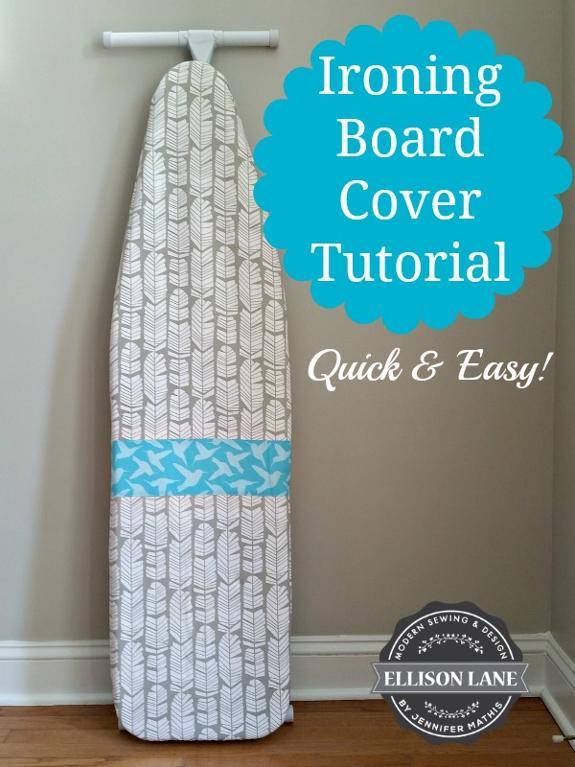 Free Sewing Pattern & Tutorial Ironing Board Cover I Sew Free