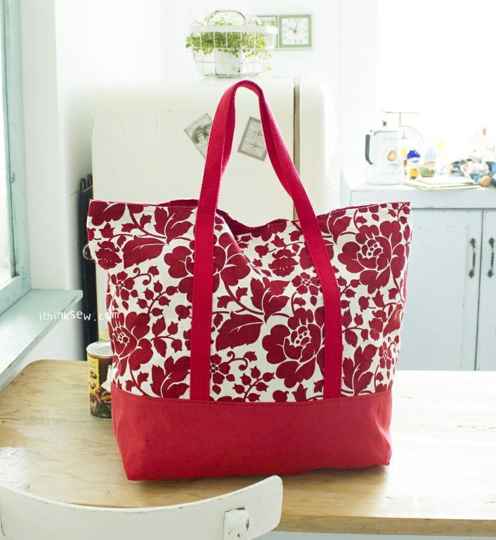 Free Sewing Pattern: Martha Market Bag | I Sew Free