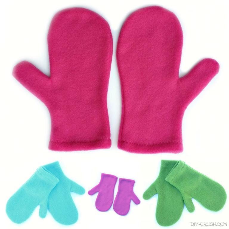 Free Sewing Pattern Fleece Mittens I Sew Free