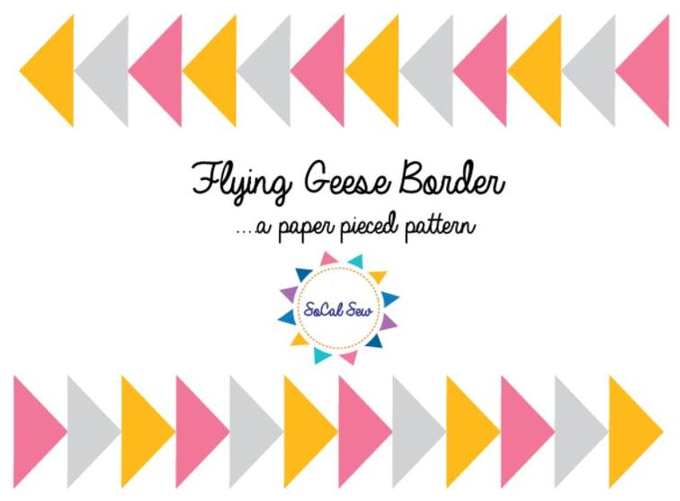 Free Quilt Pattern Flying Geese
