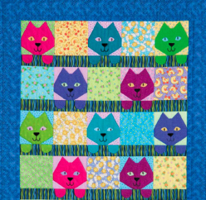Free Quilt Pattern: Happy Cats | I Sew Free