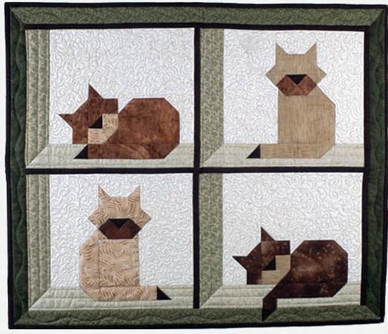 Cat in the Attic Quilt Pattern
