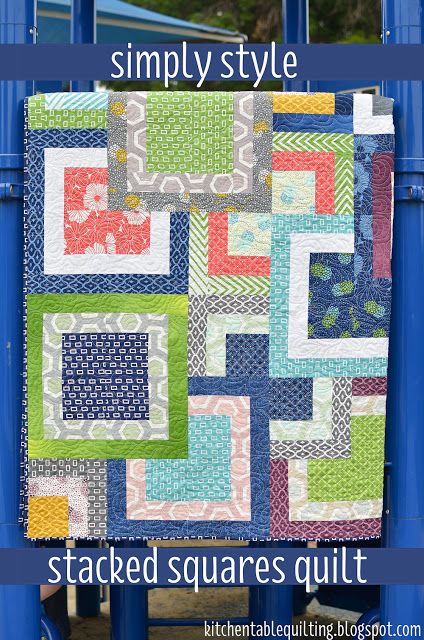 Free Quilt Pattern: Stacked Squares | I Sew Free