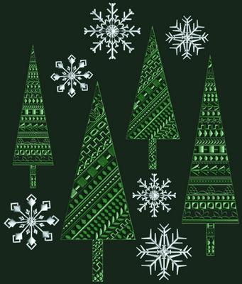 Free Embroidery Designs: Winter Wonderland | I Sew Free