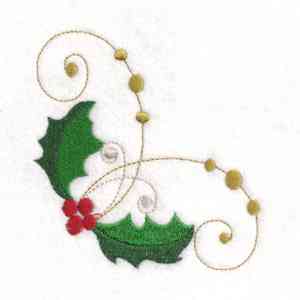 Free Embroidery Design: Holly
