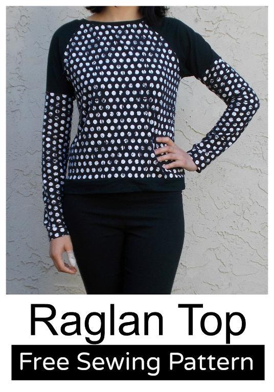 Raglan Top Free Sewing Pattern