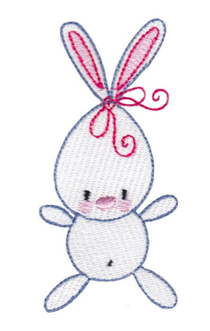 Free Embroidery Design: Little Bunny | I Sew Free