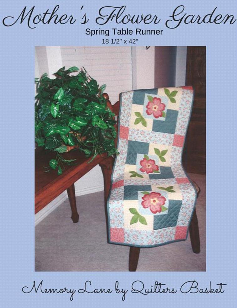 Free Quilt Pattern Mother S Flower Garden Spring Table I