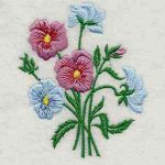 Free Embroidery Design: Flowers | I Sew Free